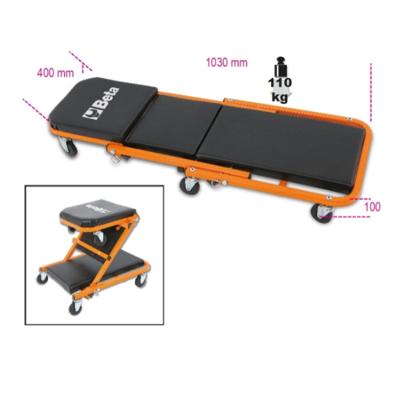 Lettino sottomacchina e seggiolino 3002