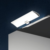 Faretto LED per specchio da bagno Aries (AC 230V 50Hz), 7 W, Cromato brillo, Tecnoplastica e Alluminio