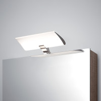 Faretto LED per specchio da bagno Aries (AC 230V 50Hz), 7 W, Cromato brillo, Tecnoplastica e Alluminio