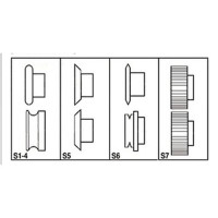 MET3814001 - Bordatrice Manuale Modello SBM 110-08 - Lunghezza Rullo 110 Mm
