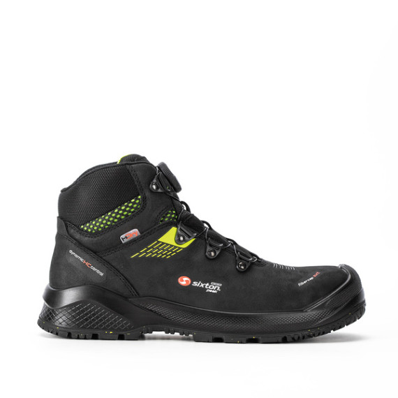 Scarpe antinfortunistiche Alte S7S FO HI CI SC HRO SR ESD pelle 670gr puntale composito HDRY resolute FORZA HIGH BOA SIXTON
