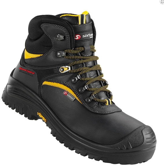 Sixon Peak Eldorado Outdry, scarpe antinfortunistiche S3, in pelle Vibram