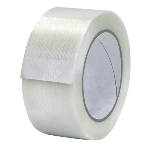 Nastro adesivo rinforzato con trama longitudinale 110 micron 50mm x 50m