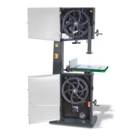 HOL5900410 - Sega A Nastro Per Legno Modello HBS 400 - Altezza Taglio 305 Mm - Dimensioni Tavola 530x480 Mm