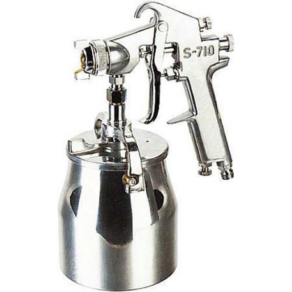 AST0090013 - Aerografo Convenzionale Manuale Inferiore A Bassa Pressione Modello S710 - Ugello Ø 1,3 Mm