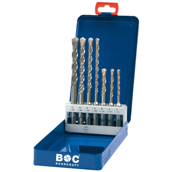 BOC26101410007 - Assortimento Punte Per Martelli SDS-Plus X-Treme4 - Certificate PGM - 7 Pezzi