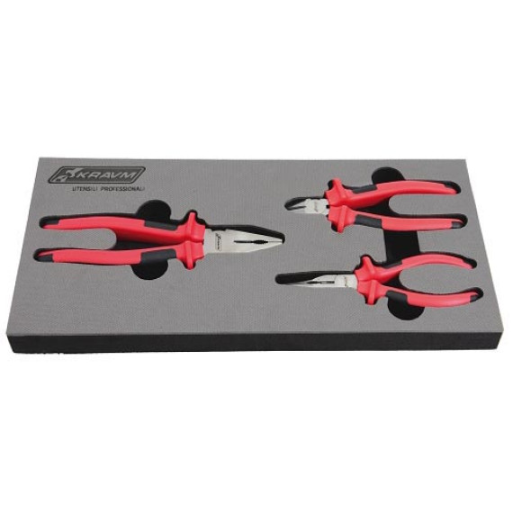 KRAE93044 - Set 3 Pinze In Acciaio