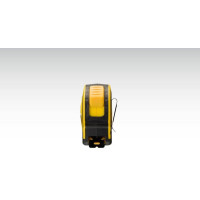 STB17747 - Flessometro 10 m 27 mm, mod. BM 40, ABS, clip metallica, nastro giallo con vernice in poliammide, Classe II, scala graduata su entrambi i lati